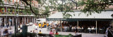 Louisiana  New Orleans  French Quarter  Cafe Du Monde  Tourist Sitting in Outdoor Cafe