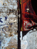 Close-up of a Cloth Hanging on a Wall  Egypt