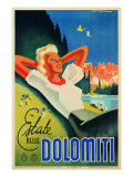 Advertising Poster "Estate Nelle Dolomiti"