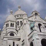 Low Angle View of a Church  Basilique Du Sacre Coeur  Montmartre  Paris  France