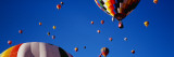 Hot Air Balloons at the International Balloon Festival  Albuquerque  New Mexico  USA