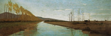 Canal in the Tuscan Maremma