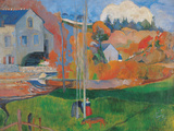 Landscape in Brittany - the David Mill