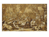 Bacchanal with Dante and Beatrice