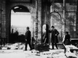 Luca Beltrami Supervises the Sforza Castle Restoration Works