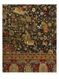 Rug with Hunting Scenes