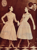 Girls Dressed Up for the Ball