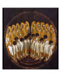 Angels with Lily and Globe  Principalities and Thrones