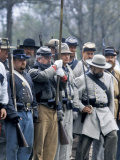 Confederate Infantry Preparing to Attack  Shiloh Battlefield  Tennessee