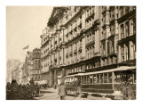 Streetcar on State Street North of the Palmer House  Chicago  1890s