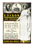 Advertisement for Edison Phonographs and Records  National Phonograph Co  1901