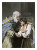 Prodigal Son Returns Home and Asks His Father's Forgiveness  a Parable in the Biblical Book of Luke