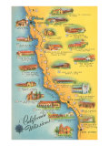 Map of the Missions  California