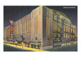 Chicago Stadium at Night  Chicago  Illinois