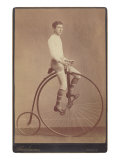 Man on Vintage Bicycle