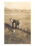 Vintage Football Player