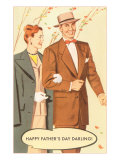 Forties Couple Walking Out