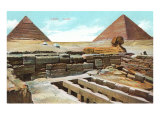 Pyramids and Sphinx at Giza  Egypt