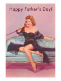 Woman in Black Negligee
