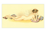 Reclining Nude Reading Book