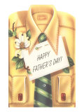 Happy Father's Day Shirt  Tie  Gardenia