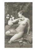 Woman with Pearls and Vase