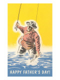Dad Catching Fish