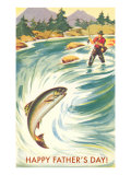 Trout Fishing Dad