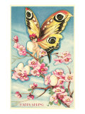 Baby with Egg and Butterfly Wings