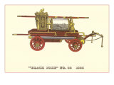 Black Joke Vintage Fire Wagon
