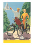 Bicycling German Couple