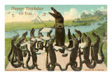 Alligator Chorus Singing Happy Birthday