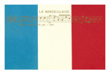 France Song on Flag