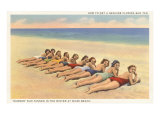 Bathing Beauties on Miami Beach  Florida