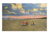 Cars on Sand  Daytona Beach  Florida