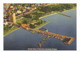 Aerial View of Sarasota  Florida
