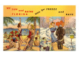 Florida Sun Versus City in Winter