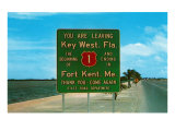 Highway 1  Key West  Florida