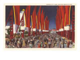 Avenue of Flags  Chicago World's Fair