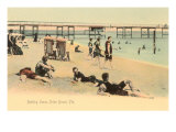 Bathing Scene  Palm Beach  Florida