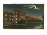 Moon over Florida State  Tallahassee  Florida