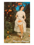 Lady with Oranges  Florida