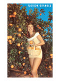 Lady with Oranges  Florida