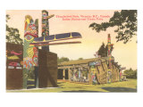 Totem Poles  Thunderbird Park  Victoria  British Columbia