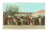 Pageant of Indian Crafts  San Gabriel Mission  California
