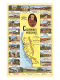 Map of California Missions
