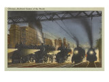Locomotives  Chicago  Illinois