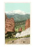 Garden of the Gods  Pike's Peak  Colorado