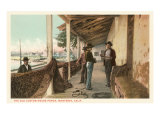 Old Custom House Porch  Monterey  California