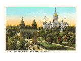 State Capitol  Memorial Arch  Hartford  Connecticut